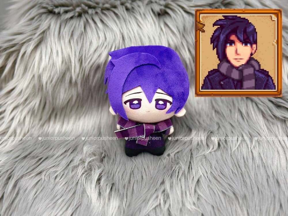 Stardew Valley 10Cm Plush,Stardew Valley Sebastian 10Cm Doll,Gift for Stardew Va